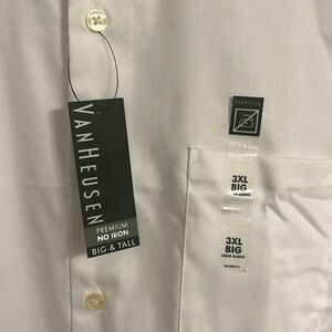 NWT - Van Heusen Big Fit - Big & Tall no-iron dress shirt